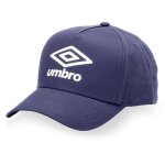 Umbro casquette baseball coton homme - baseball - bleu blanc - visire arrondie