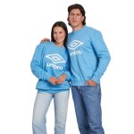 Sweatshirt - umbro - fw large logo - homme - manches longues - bleu heritage Sweatshirt - umbro - fw large logo - homme - manches longues - bleu heritage