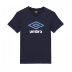 T - shirt basic marine - umbro - enfant - manches courtes - col arrondi