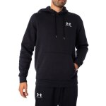 Under armour pour des hommes sweat à capuche essentiel en molleton noir Under armour pour des hommes sweat à capuche essentiel en molleton noir