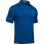 Polo - under armour - tech - bleu - homme - manches courtes - coupe loose