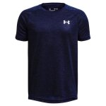 T - shirt respirant enfant - under armour - ua tech 2. 0 ss - bleu - manches courtes - 100% polyester ...