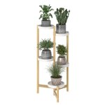 Unho Étagère plante interieur support plantes en bambou porte pot de fleurs extérieur pour balcon jardin ... Unho Étagère plante interieur support plantes en bambou porte pot de fleurs extérieur pour balcon jardin ...