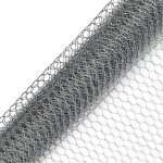 Grillage poule - unho - 1x25m - fer galvanisé - résistant à la rouille - maille hexagonale Grillage poule - unho - 1x25m - fer galvanisé - résistant à la rouille - maille hexagonale