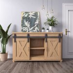 Uni 150cm quincaillerie kit de rail pour porte coulissante poulie de rail syspendue syst�me de porte ...