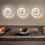 Uni 3 pack applique murale en aluminium 3w blanche chaude lampe murale eclairage pour hôtel couloir Uni 3 pack applique murale en aluminium 3w blanche chaude lampe murale eclairage pour hôtel couloir