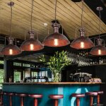 Uni 3pcs rtro vintage lustre suspension industrielle e27 plafonier luminaire corde ajustable rouille ...