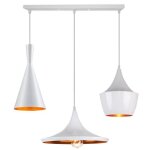 Uni lustre suspension 3 lampes en barre blanc suspension luminaire décoration pour restaurant bar bar ... Uni lustre suspension 3 lampes en barre blanc suspension luminaire décoration pour restaurant bar bar ...
