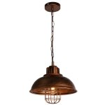 Uni lustre suspension industrielle r�tro e27 33cm bronze plafonnier luminaire cuisine caf� salon restaurant ...