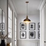 Uni rtro lustre suspension luminaire corde ajustable 100cm - style vintage industrielle - bronze