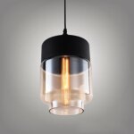Uni suspension luminaire contemporain 18cm plafonnier lustre luminaire en verre 1pcs