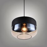 Uni suspension luminaire contemporain 25cm plafonnier lustre luminaire en verre 1pcs