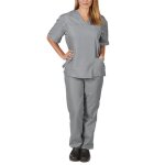 Uniforme mdicale unisexes ensemble: haut et pantalons + blouse medicale femme / homme - tenue aide soignante ...