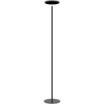 Lampadaire led - unilux - leddy - variateur - noir - design contemporain