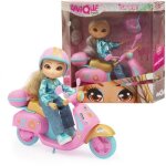 Unique eyes poup�e de 25 cm - amy avec leur regard qui te suit des yeux avec scooter jouet pour enfants ...
