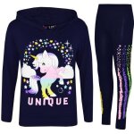 Unique rainbow tamponnez unicorn imprim  capuchon haut et legging ensemble survtemen pour fille 7 ...