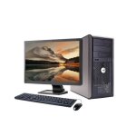 Unit centrale dell 780 tour - core 2 duo - ram 4go - hdd 250go - windows 10 - ecran 17 - reconditionn ...