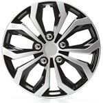 Unitec daytona lot de 4 enjoliveurs noir / argent 16 pouces - 75569 Unitec daytona lot de 4 enjoliveurs noir / argent 16 pouces - 75569