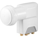 Universal quad lnb pour 4 appareils (hdtv / 3d)