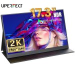 Uperfect 17. 3 portable monitor 1080p 16:9 fhd hdr ips deuxième écran hdmi eye - care dual speakers Uperfect 17. 3 portable monitor 1080p 16:9 fhd hdr ips deuxième écran hdmi eye - care dual speakers
