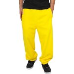 Bas de jogging - urban classics - jaune - 3xl - coupe urbaine - poches zipp�es - confortable