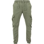 Jogging cargo - urban classics - gris olive - 100% coton - taille standard - homme