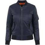 Blouson femme - urban classics - basic bomber - bleu - poches lat�rales - 100% nylon