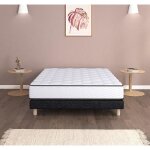 Urban collections paris ensemble sommier et matelas 140 x 190cm - 798 ressorts ensach�s et m�moire de ...