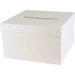 Urne carre en carton pour cagnotte cadeau 245 cm