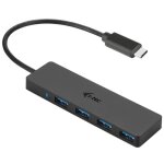 Usb - c hub i - tec avec 4 ports usb 3. 0 avec cble intgr 20cm