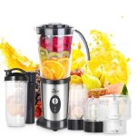 Uten blender smoothie 1. 25lblender mixeur mlangeur multifonction avec 2 lames en acier inoxydable pour ...