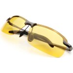Uv400 lunettes de vision nocturne clip pour le nez noir lunette de vision nocturne polaris�e jaune / ...