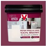 D�co lab peinture meuble de cuisine 100% v33 r�sistant aubergine 075 l
