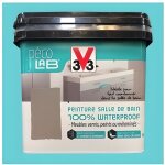 D�co lab peinture salle de bain 100% waterproof v33 bleu d�t� 075 l