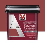 Peinture - v33 - r�novation perfection - rouge exquis - satin� - 075 l