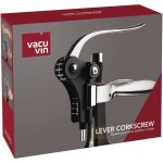Vacu vin tire bouchon à levier horizontal - noir Vacu vin tire bouchon à levier horizontal - noir
