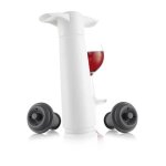 Vacuvin - coffret pompe à vin + 2 bouchons - classic blanc Vacuvin - coffret pompe à vin + 2 bouchons - classic blanc