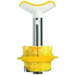 Vacuvin découpe ananas & découpe morceaux acier brossé Vacuvin découpe ananas & découpe morceaux acier brossé