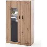 Vaisselier - vitrine coloris ch�ne - longueur 89 x hauteur 143 x profondeur 39 cm