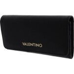 Valentino porte - monnaie noir pour femme - alexia wallet with flap nero 131435