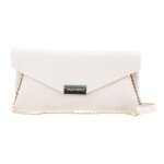 Valentino sac  paule bandoulire beige pour femme - arpie pochette ecru 85354