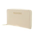 Valentino porte - monnaie beige pour femme - divina zip around wallet 140028