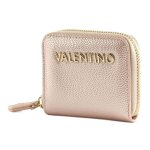 Valentino porte - monnaie rose pour femme - divina coin purse rosa metallizato 251218