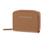 Valentino porte - monnaie rose rouge pour femme - juniper coin purse cuoio / rosso 140394