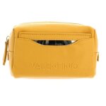 Valentino trousse de maquillage jaune moutarde pour femme - noodles soft cosmetic case giallo 179123