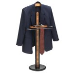 Valet de chambre fabio chevalet de nuit portant pour v�tements structure en m�tal laqu� et finition en ...