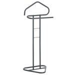 Valet de chambre valet de nuit camilo chevalet de nuit avec cintre pour veste et portant pour pantalons ...