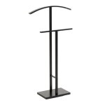 Valet de chambre scott chevalet de nuit avec cintre et portant pour v�tements socle rectangulaire et ...