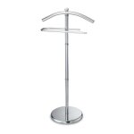 Valet de chambre - paris prix - modle nuit - 109 cm - mtal - argent - design contemporain