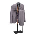 Relaxdays valet de chambre vestes et pantalons hxlxp : env. 107x48x20 cm métal mdf chevalet à vêtement ... Relaxdays valet de chambre vestes et pantalons hxlxp : env. 107x48x20 cm métal mdf chevalet à vêtement ...